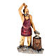 Nativity set figurine Blacksmith with anvil 10cm s1