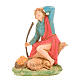 Nativity scene figurine Shepherd with dog 10cm s1