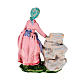 Nativity set figurine, woman with buckets 10cm s2