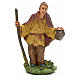 Nativity set figurine, shepherd with stick and lantern s1