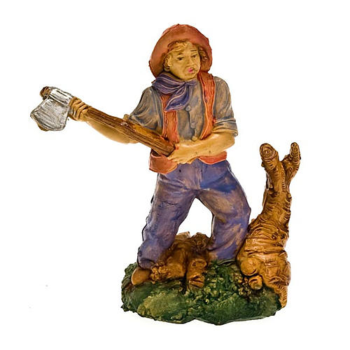 Nativity set figurine, woodcutter with hatchet 10cm 1