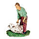 Nativity scene figurine, sheep shearer with sheep 10cm s1