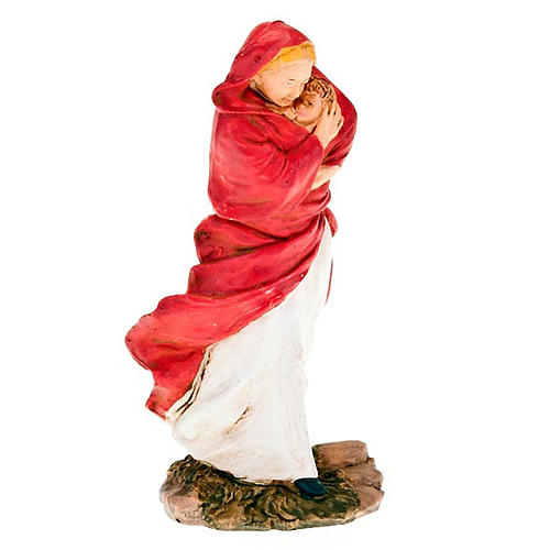 Nativity set figurine, woman with baby 13cm 2
