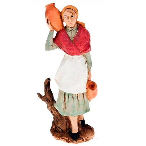 Nativity scene figurine, woman with jar 13cm 1