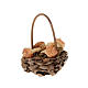 Nativity set accessory, basket of mushrooms s2