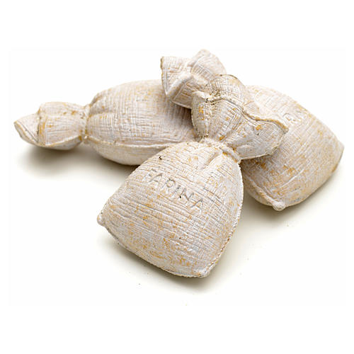 Sacchi di farina plastica presepe fai da te set 3 pz. 2
