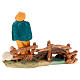 Nativity scene, shepherd next to a stream 10cm s2