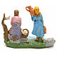 Nativity setting, washerwoman and woman figurines s2