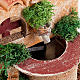 Fontana presepe elettrica tegole muschio 2.5 watt s3