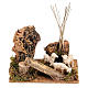Nativity setting, sheep and trees 8 - 10 cm s1