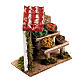 Nativity set accessory, fruit stall with porch and door s2