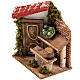 Nativity set accessory, fruit stall with baskets and porch s3