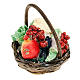 Nativity set accessory, vegetables basket with handle s2