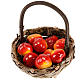 Nativity set accessory, basket of red apples s2