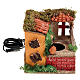 Fontana presepe elettrica con tegole 2,5 watt s3