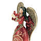 Resin angel statuette with dove s3