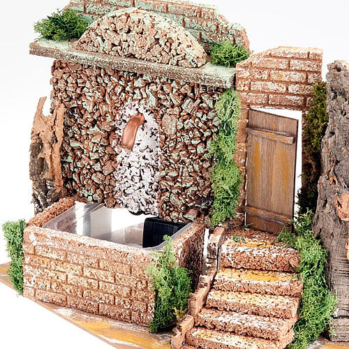 Fontana presepe elettrica fontane e porta 2 watt 3