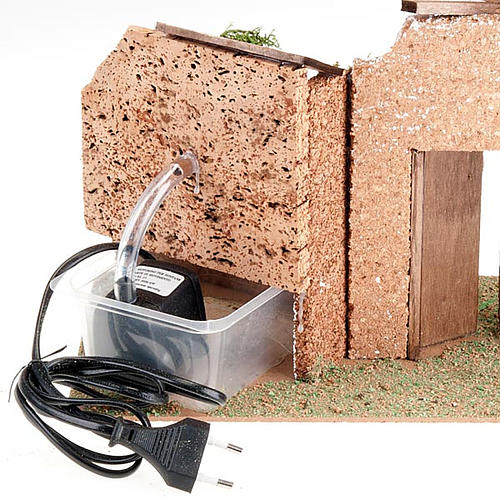 Accessory for do-it-yourself nativity sets: electrical fountain 2