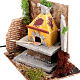 Horno para el pesebre con pala y chimenea s3