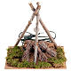 Fuoco elettrico per presepe con pali fascine muschio 20x14x16 s1