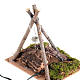 Fuoco elettrico per presepe con pali fascine muschio 20x14x16 s3