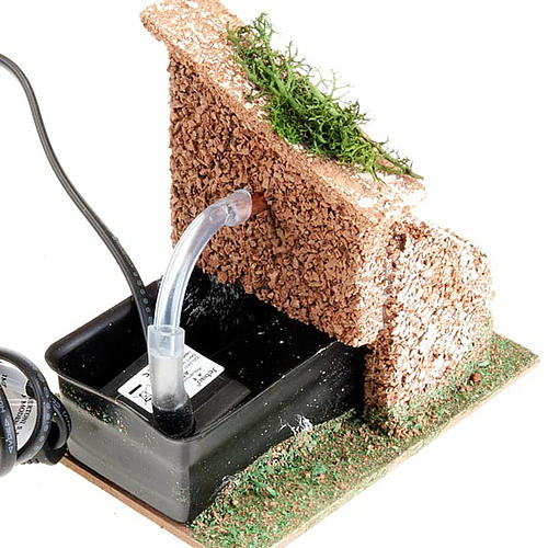 Dot-it-yourself natvity set, motorized fountain in cork 2.5watt 2