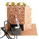 Fontana per presepe con tetto in tegole 2 watt s2