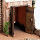 Grotta presepe e borgo con case su 3 livelli 60X40X50 s5
