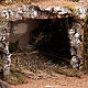 Cueva para el belén: burgo y fuente 60 x 40 x 50 cm. s4