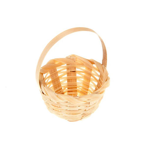 Nativity set accessory, wicker basket 1