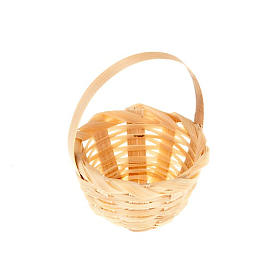 Nativity set accessory, wicker basket