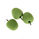 Manzanas verdes para pesebre conjunto 3 piezas s1