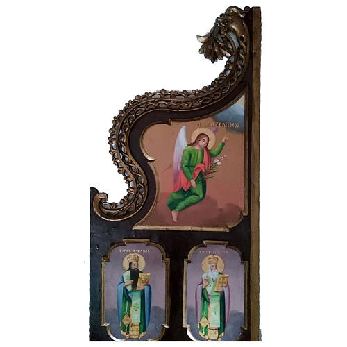 Nativity set accessory, paved path in resin 8 pieces 4