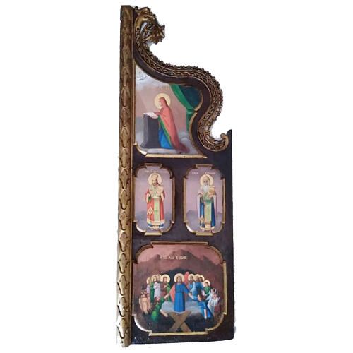 Nativity set accessory, paved path in resin 8 pieces 7