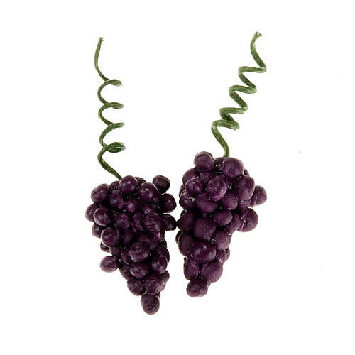 Racimos de uva roja para pesebre 2 piezas 1