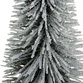 Nativity set accessory, snow-covered pine tree
