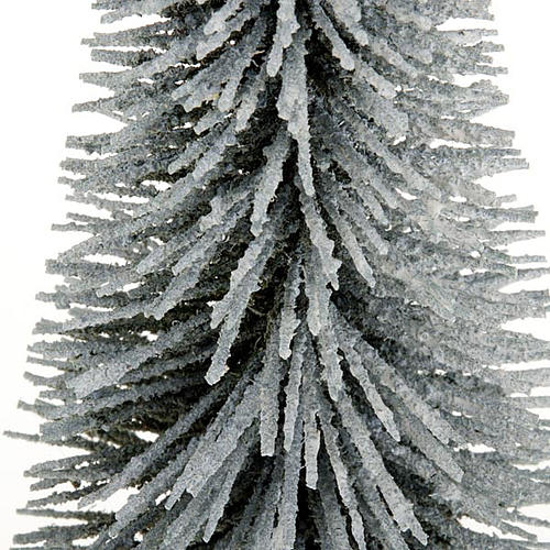 Nativity set accessory, snow-covered pine tree 2