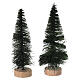 Pino verde per presepe fai da te 2 PZ mod. assortiti s2