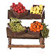 Nativity set accessory, market stall with fruit boxes s1