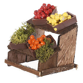 Banquete pesebre 4 cajas de frutas en miniatura