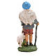 Nativity figurine, shepherd with sheep and stick 10cm s2