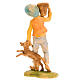 Nativity figurine 18cm, shepherd with dog s2