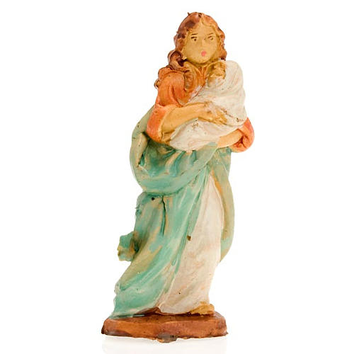 Mujer con niño 10 cm. 1