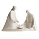 Nativity scene with base in fire clay s1