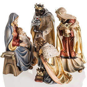 Nativity set, Magi and Mary with Jesus child