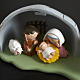 Nativity scene with stable, 7 figurines 8x18cm s2