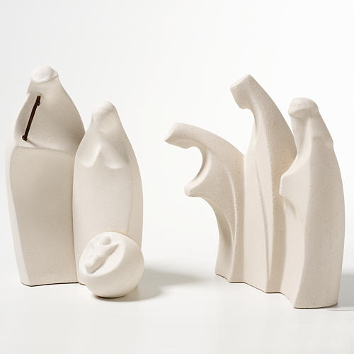 Szopka model Dar szamot biały Ceramica Ave 17 cm 1