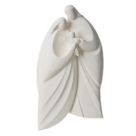 Holy Family in white clay, Lis model 39cm s8
