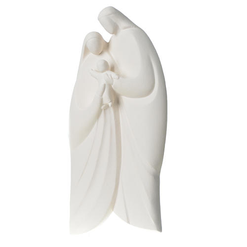 Sainte Famille argile blanche modèle Lis 39 cm 9