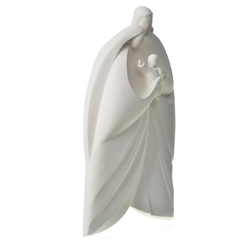 Sainte Famille argile blanche modèle Lis 39 cm 10
